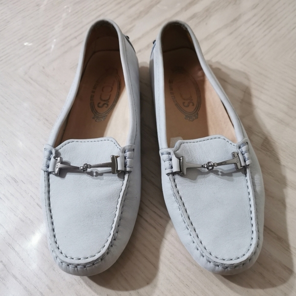 Tod's Suede Moccasin Loafers - Picture 2 of 16